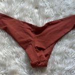 ZARA  Rust Orange Bikini Bottoms High Cut Photo 2