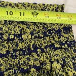 Current Air  Anthropologie Green Blue Floral Tiered Mini Skirt Womens Size Medium Photo 5