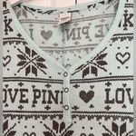 PINK - Victoria's Secret Victoria's Secret PINK one piece thermal mint green fair isle long john thermal Photo 1