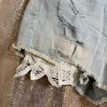 American Eagle High Rise Shortie Light Wash Lace Pocket Stretch Shorts 10 NWT Photo 7