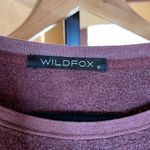 Wildfox  Wild Thing Maroon CREW NECK Sweatshirt Size Small Photo 2