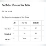 Ted Baker NWOT  London Hayliy Puff Sleeve Knit Skater Dress Orange Sz TB 2 US 6 Photo 5