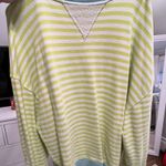 Free People Classic Striped Oversized Crewneck Photo 2