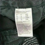 American Eagle  Women's Black Skinny Jeans Size 14 Long Stretch Mid Rise Photo 6