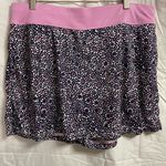 PGA Tour Women’s  Golf Skort Skirt Pink Black Floral Sz XL NWOT Photo 0