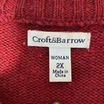 Croft & Barrow VINTAGE  Birdhouse Christmas Cardigan Photo 5