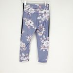Peloton Wear it to Heart Cropped Floral Leggings S Purple Photo 2