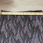Charter Club Paisley Print Midi Silk Skirt Womens Size 12 Lined Grunge Gothic Photo 3