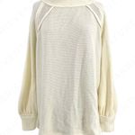 We The Free NEW People She’s A Keeper Oversized Cozy Sweater Frenchnilla Cream M Photo 0