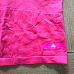 ADIDAS STELLA McCARTNEY Barricade Top Shirt Hot Pink Size M Mesh Workout Leopard Size M Photo 1