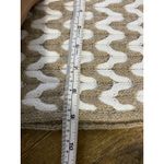 Calvin Klein  Womens Wool Blend Infinity Loop Scarf‎ Chevron Knit Beige White 64" Photo 4