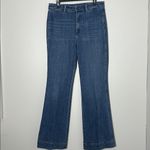 Jeans Women's Size 12 Talbots Flawless High Waist Flare Jeans Nova Wash Photo 8