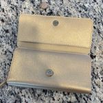 Krazy Kat  gold flower vegan leather 10 card slot trifold wallet Photo 9