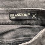 BLANK NYC Faded Black Lace Up Skinny Jeans Photo 10