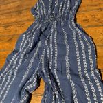 Japna  jumpsuit blue with wide‎ legs buttons XS Photo 3