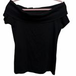 J.Crew  Black off the shoulder tee Photo 2
