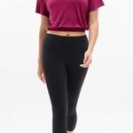 Athleta S With Ease Bubble Hem Tee Wildberry Small Photo 4