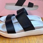 Kensie womens Jipsy adjustable slip on slides sandals black 7 Photo 1