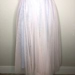 Space 46 Dove Gray & Pink 4 layer Tulle Skirt The Wendy Skirt Lined Size Small Photo 4