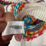 Old Navy  women's medium faire isle knit sweater casual white colorful holiday Photo 8
