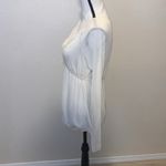 Avenue of the Stars beautiful beaded diamond sheer long sleeve blouse White Size L Photo 5