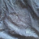 Ophelia Roe  Shirt Womens Blue Puffs Texture Balloon Sleeve Burnout Photo 2