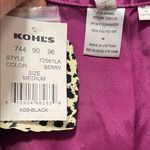 Heart soul Y2K Magenta Satin Ruffle Collar Short Sleeve Blouse Top Photo 2