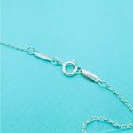 Tiffany & Co. Elsa Peretti 2 Carat Faceted Pendant Necklace Sterling Silver 16” Photo 6