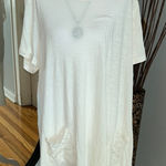 LOGO By Lori Goldstein .   Elegant Cream Women's Top Photo 0