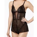 DKNY  Shapewear Teddy Romper Lace Black Adjustable Straps Size L NWT Photo 11