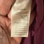 Pilcro Anthropologie Velvet Button-Down Shirt in a plum size small Photo 3