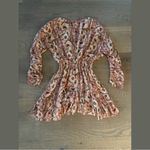 MISA Los Angeles chiara v-neck ruffle floral print mini dress Photo 2