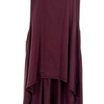 Athleta Essence Relaxed High Low Hem Tank Top Burgundy Racerback Size S Photo 1