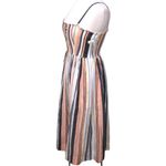 Free People Lilah Pleated Tube Striped Midi Dress XS NWT Photo 4