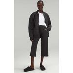 Lululemon Black Align Wide Leg Crop 23" size 4 Photo 1