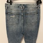 Good American  Good Curve Ripped Repaired Frayed Hem Jeans Photo 4