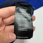 Eleven Paris  Sweater Womens Small Blue‎ Knit Crew Neck Photo 3