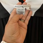 Maggy London  Cream Top with Black Trim Photo 3