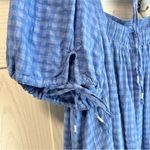 Anthropologie  Pilcro Dress Women Large Blue Puffy Sleeve Cottage Boho Nap House Photo 7