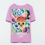 ZARA NWOT   X DISNEY BAMBI T SHIRT PURPLE SMALL Photo 5