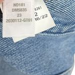 Madewell Momjean Shorts Flintwood Wash Size 23 High Rise Distressed Cotton Photo 10