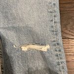 ZARA NWOT  blue slim fit hi-rise high rise ripped jeans us 4 Photo 2