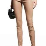 Jason Wu NWT Tan Faux Leather Pants High-Waisted Skinny Trousers Size Small Photo 0