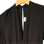 Surf Gypsy  Women’s Size M Black Crochet Waist Deep V-Neck Romper Photo 2