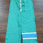 PJ Salvage Teal Chic Cozy Comfy Wide Leg Lounge Pajama Pants Size XS Green Photo 0