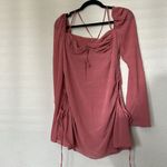 House Of CB  'Baby 'Pink Chiffon Cutout Halter‎ Mini Dress/Size XL Photo 4