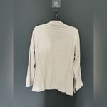 Abercrombie & Fitch New Women's Abercrombie Linen Blazer in Tan & White Stripe Photo 6