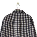Marc O’Polo Wool Gingham Overshirt Navy Blue Cream Sz 38EU Photo 7