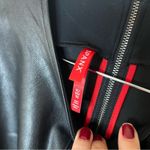 Spanx Faux Leather Combo Knit Midi Sheath Dress Luxe Black NWT XL Photo 7