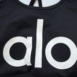 Alo Yoga  Starlet Large Cross Front Logo Black Strappy Sports Bra Size XS Photo 1
